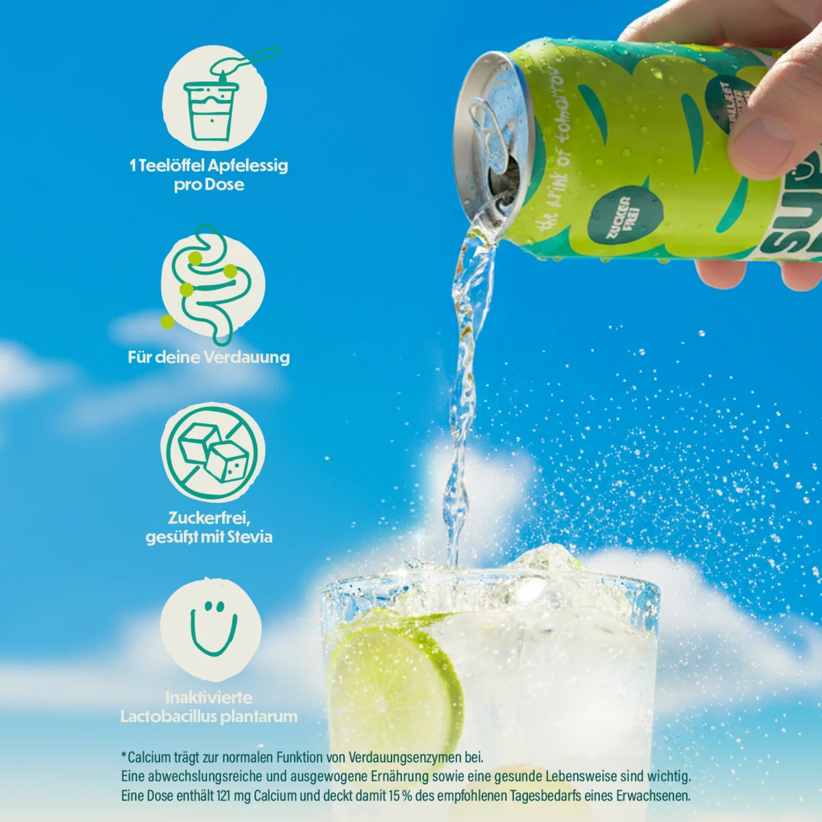 Limonade Zitronengras & Ingwer zuckerfrei 24 x 330ml