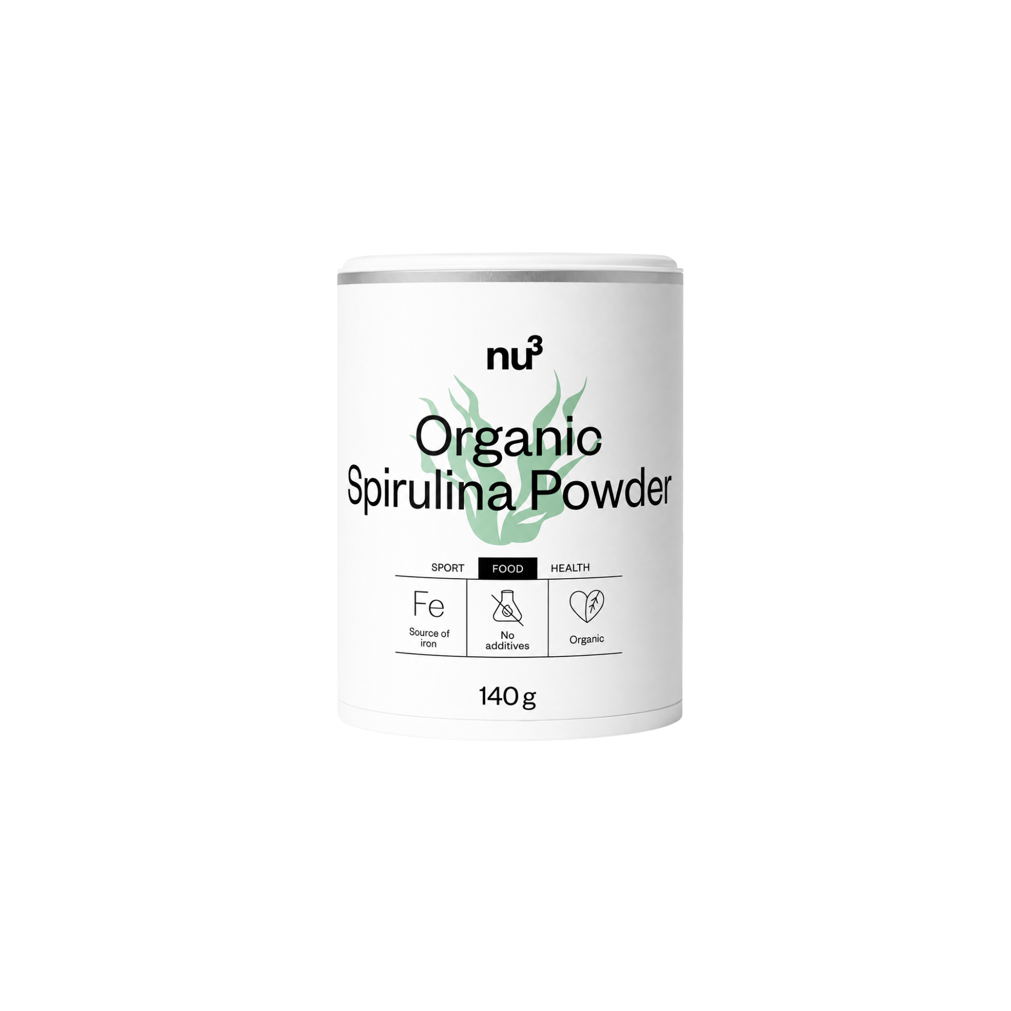 nu3 Spirulina Pulver Bio 140g