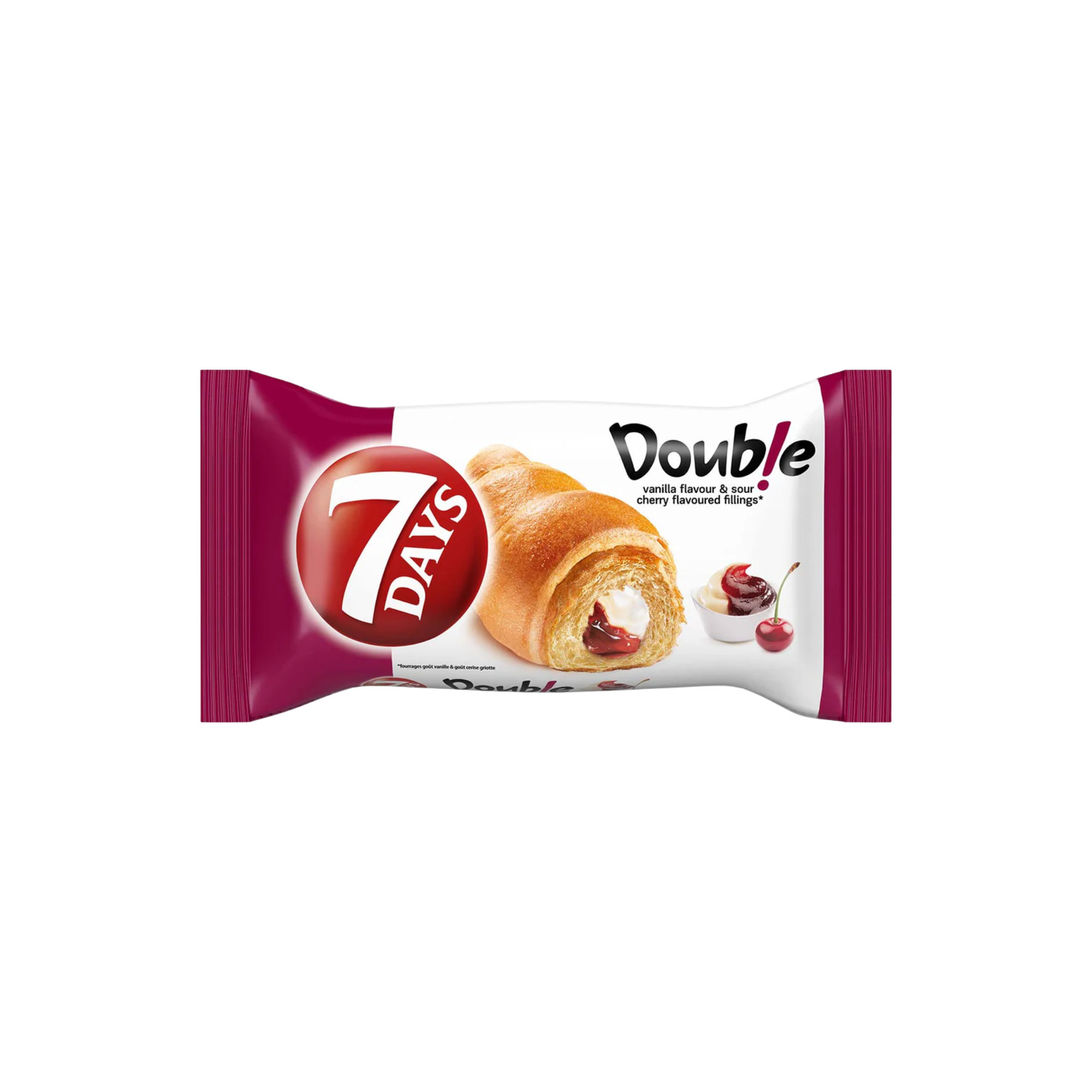 Croissants Vanilla-Sauerkirsche 4er Pack - 240g