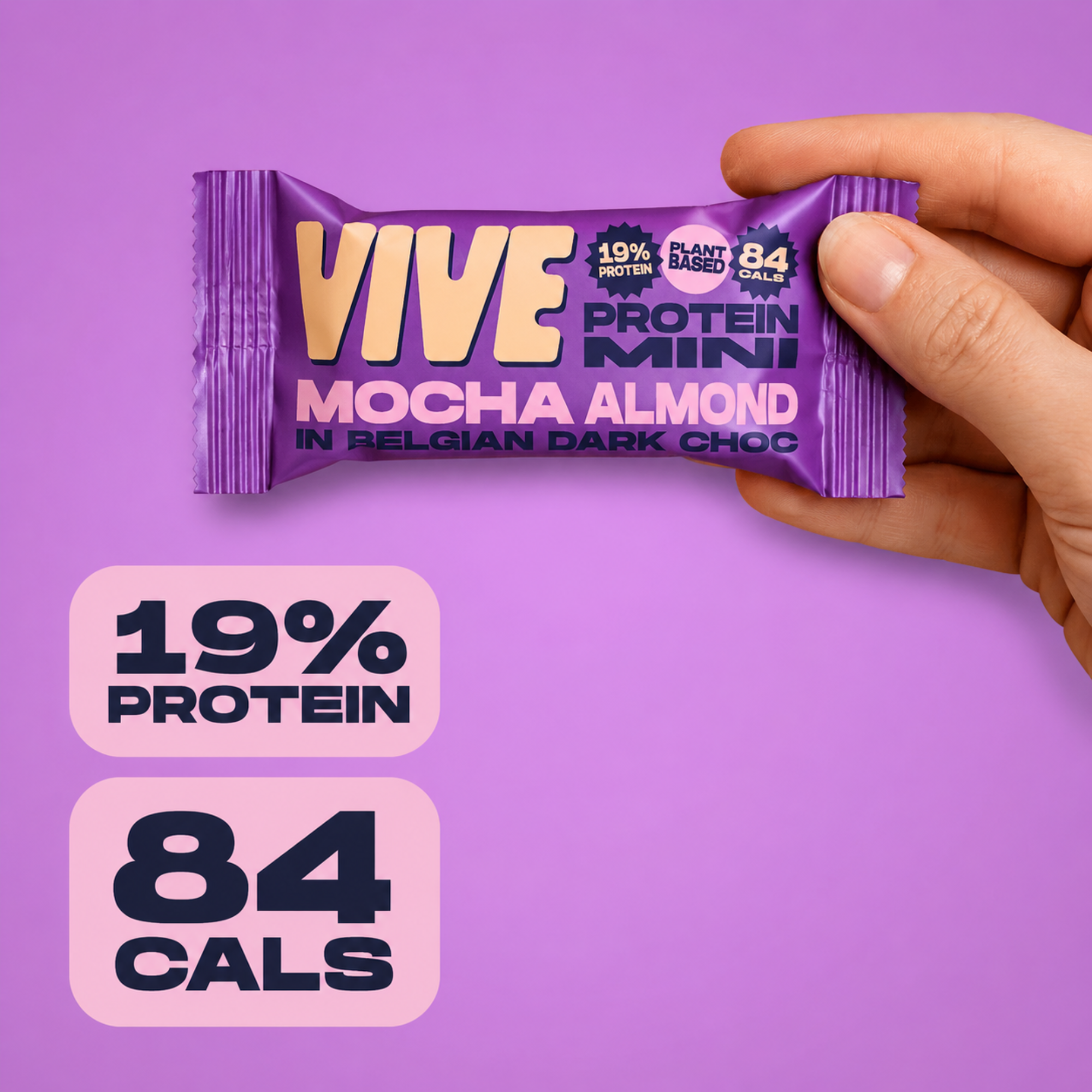 Mini Choco Protein Bar - Mocha Almond 20g