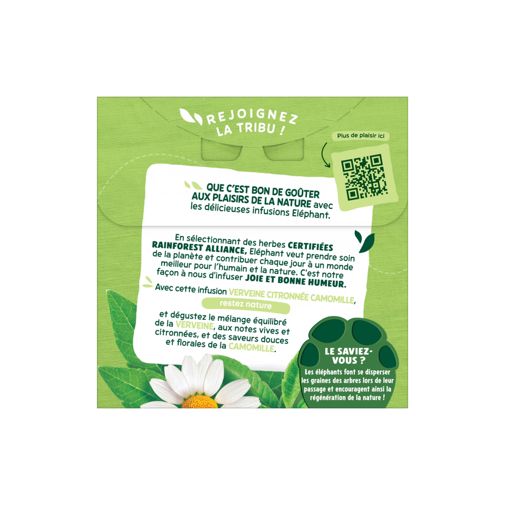 Tee Infusion Zitronenstrauch & Kamille - 20 Beutel