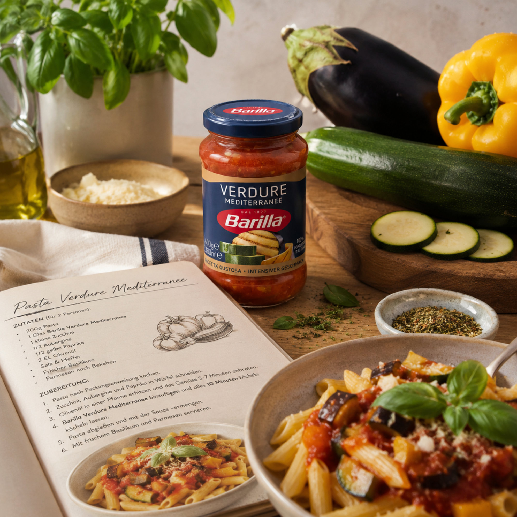 Barilla Tomatensauce Verdure Mediterranee 400g