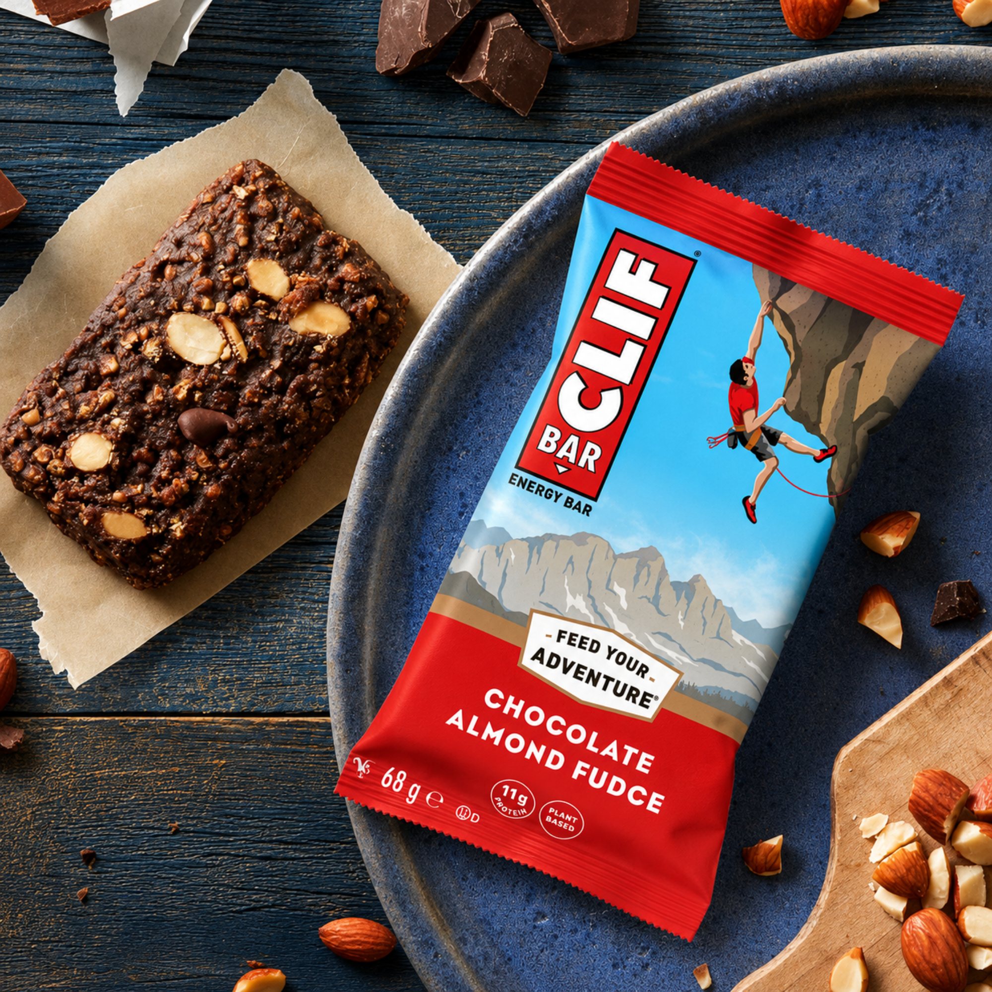 Barre CLIF Chocolat Fudge aux Amandes 68g