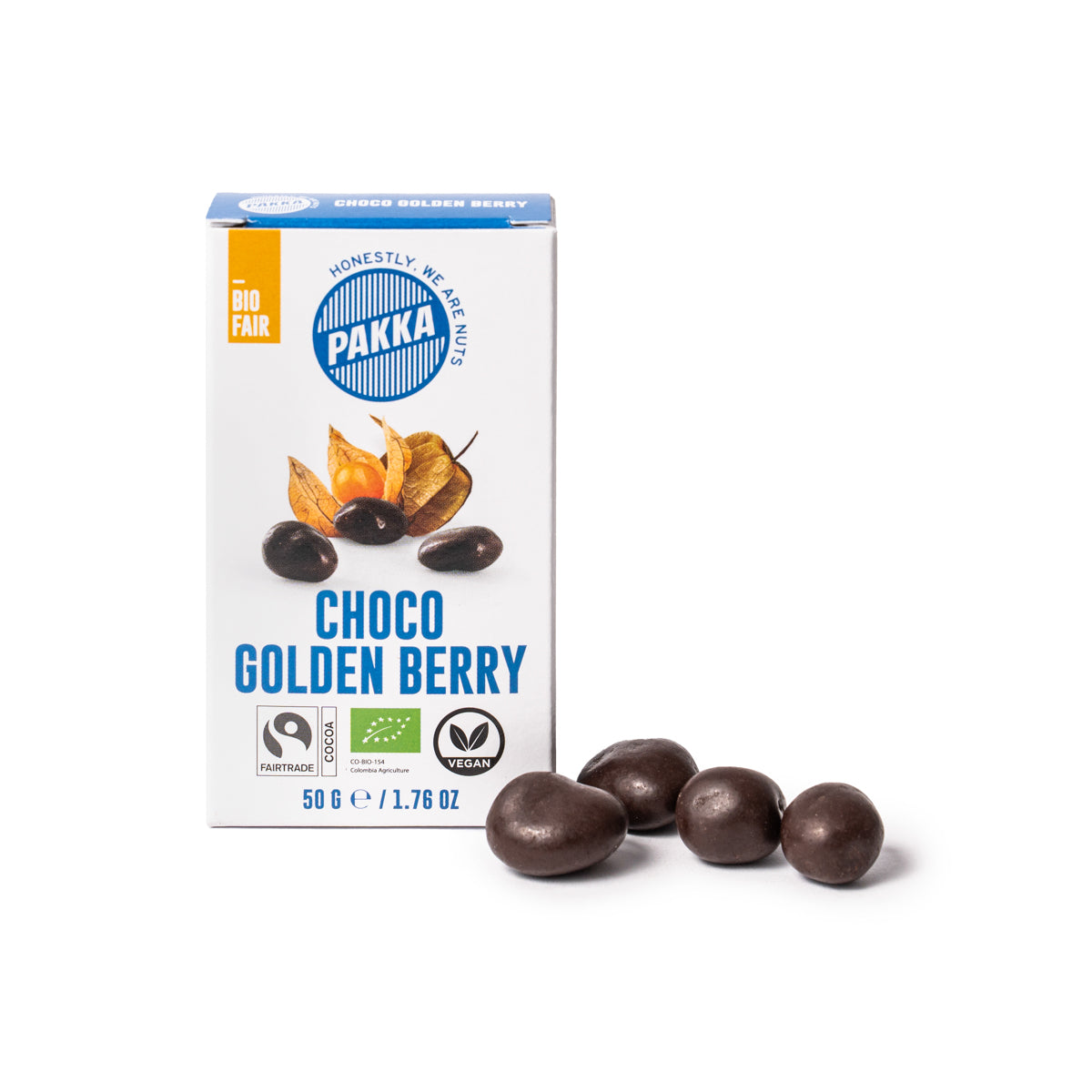 Schoko Golden Berry Physalis Fairtrade & Bio 50g