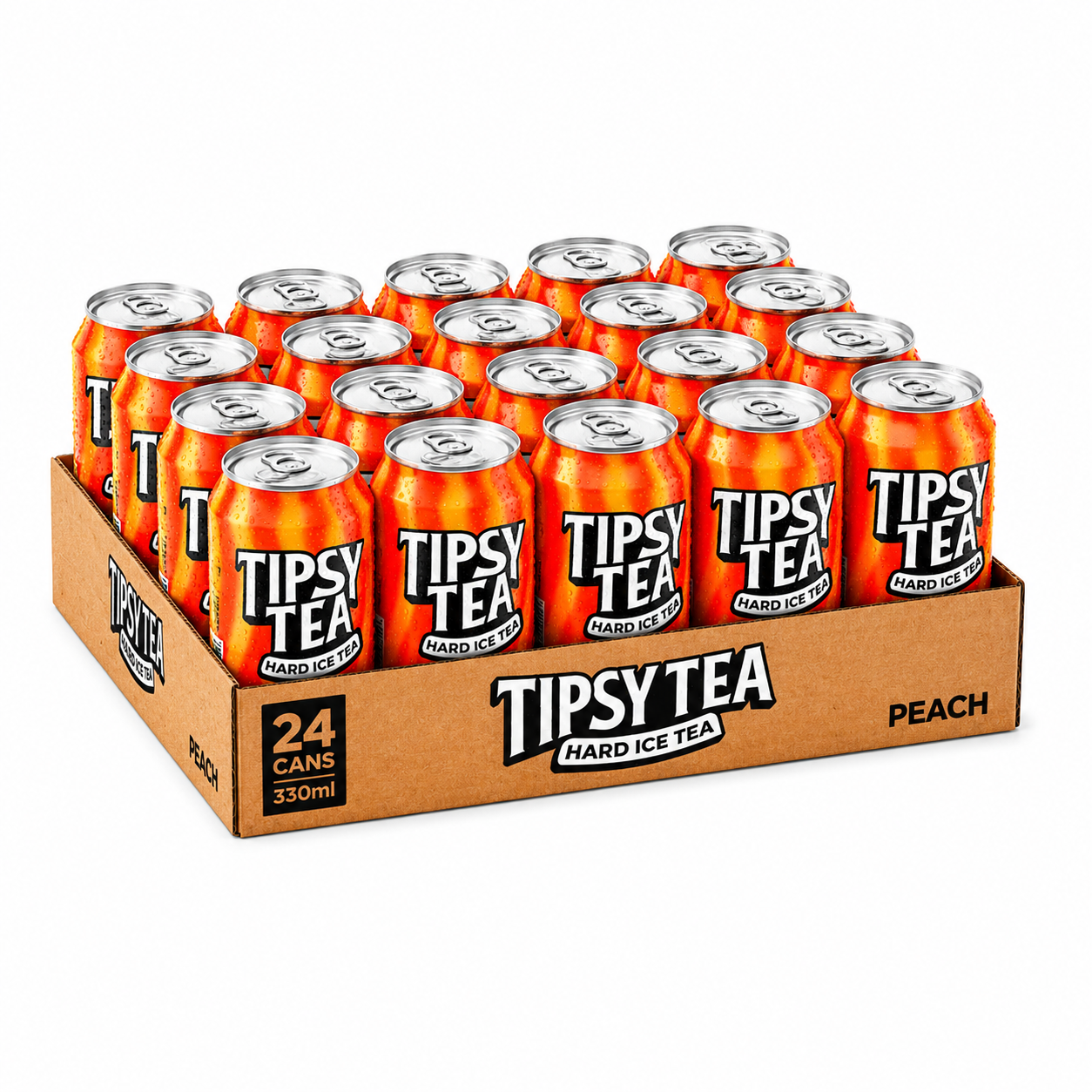 Tipsy Tea Pêche 24 x 330 ml