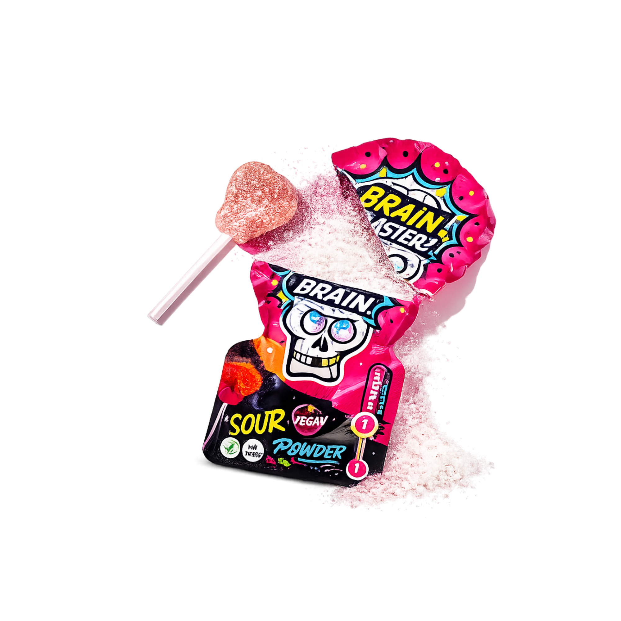 Brain Blasterz Lolly - Raspberry 10g