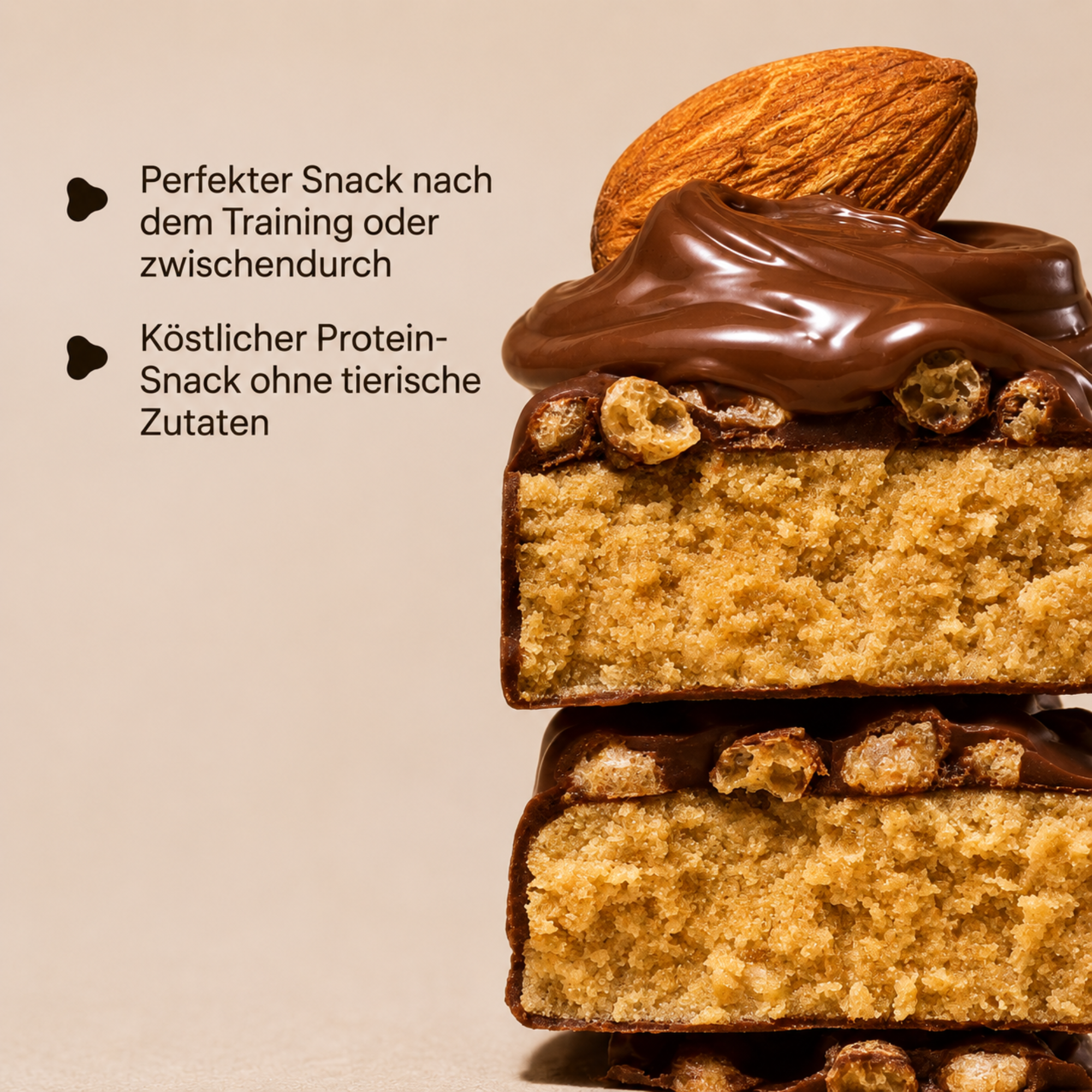 nu3 Fit Barre protéinée vegan Amande-Choc Crisp 12 x 50g
