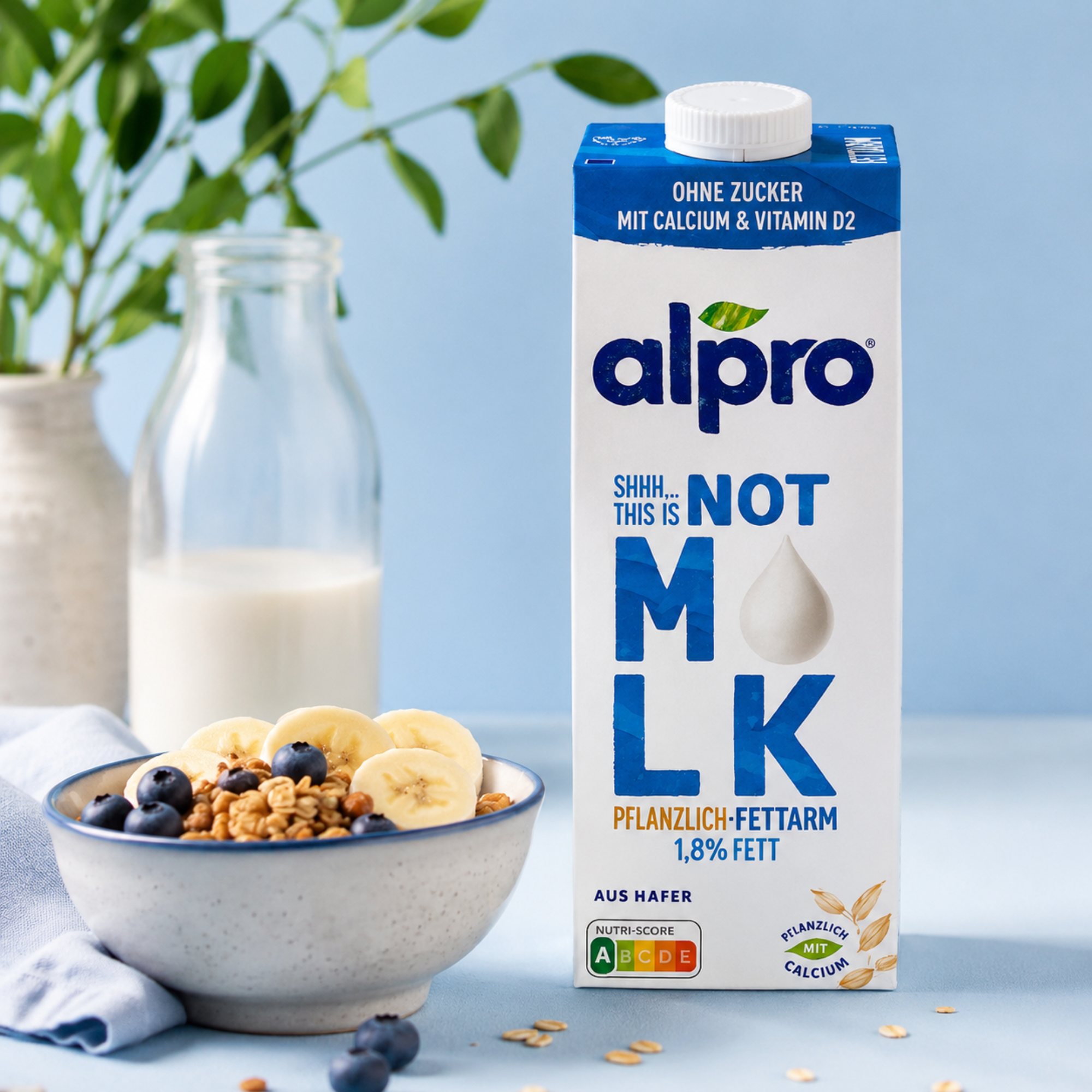 Alpro Pflanzendrink fettarm 1l