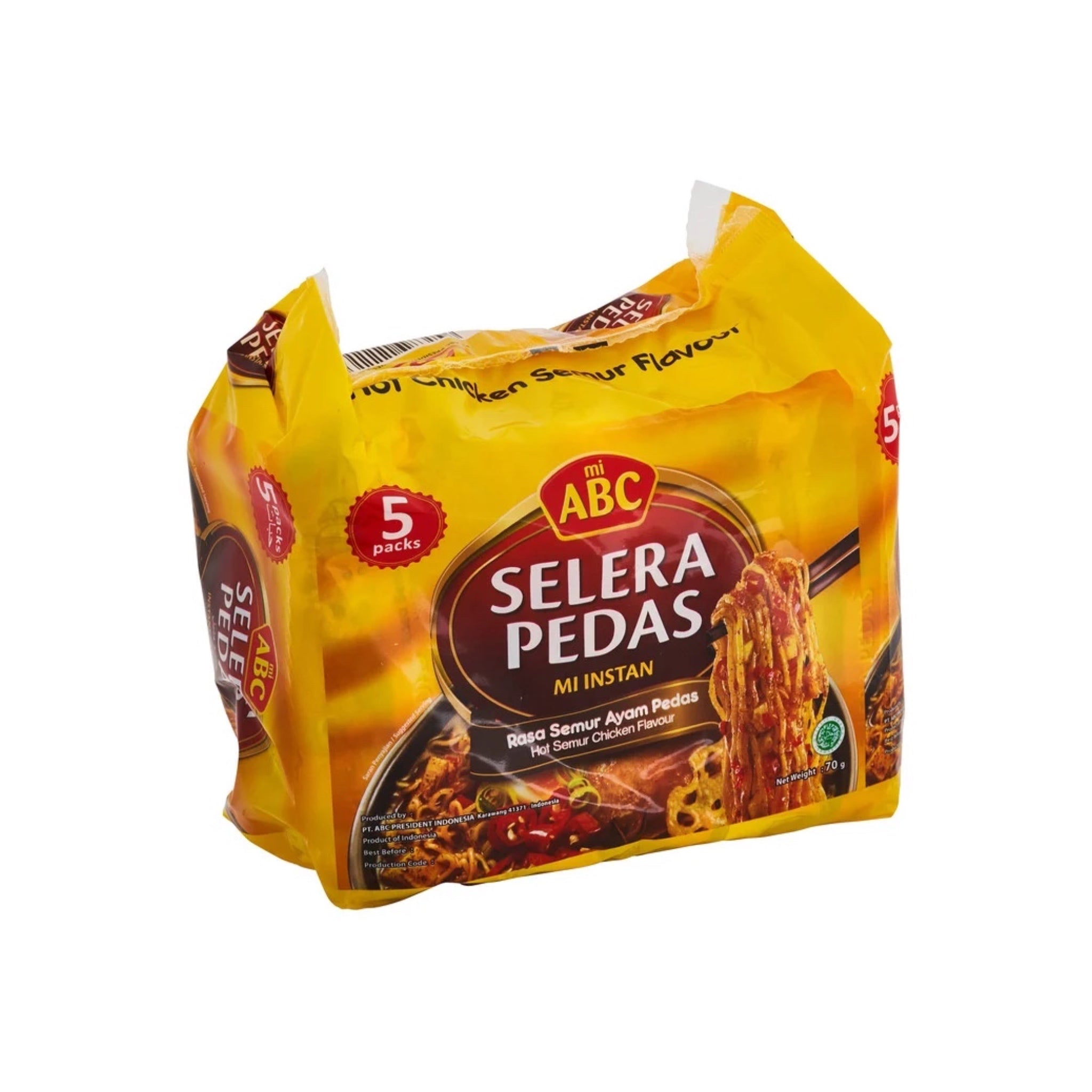 Instant Nudeln - Hot Semur Chicken 5er Pack 350g