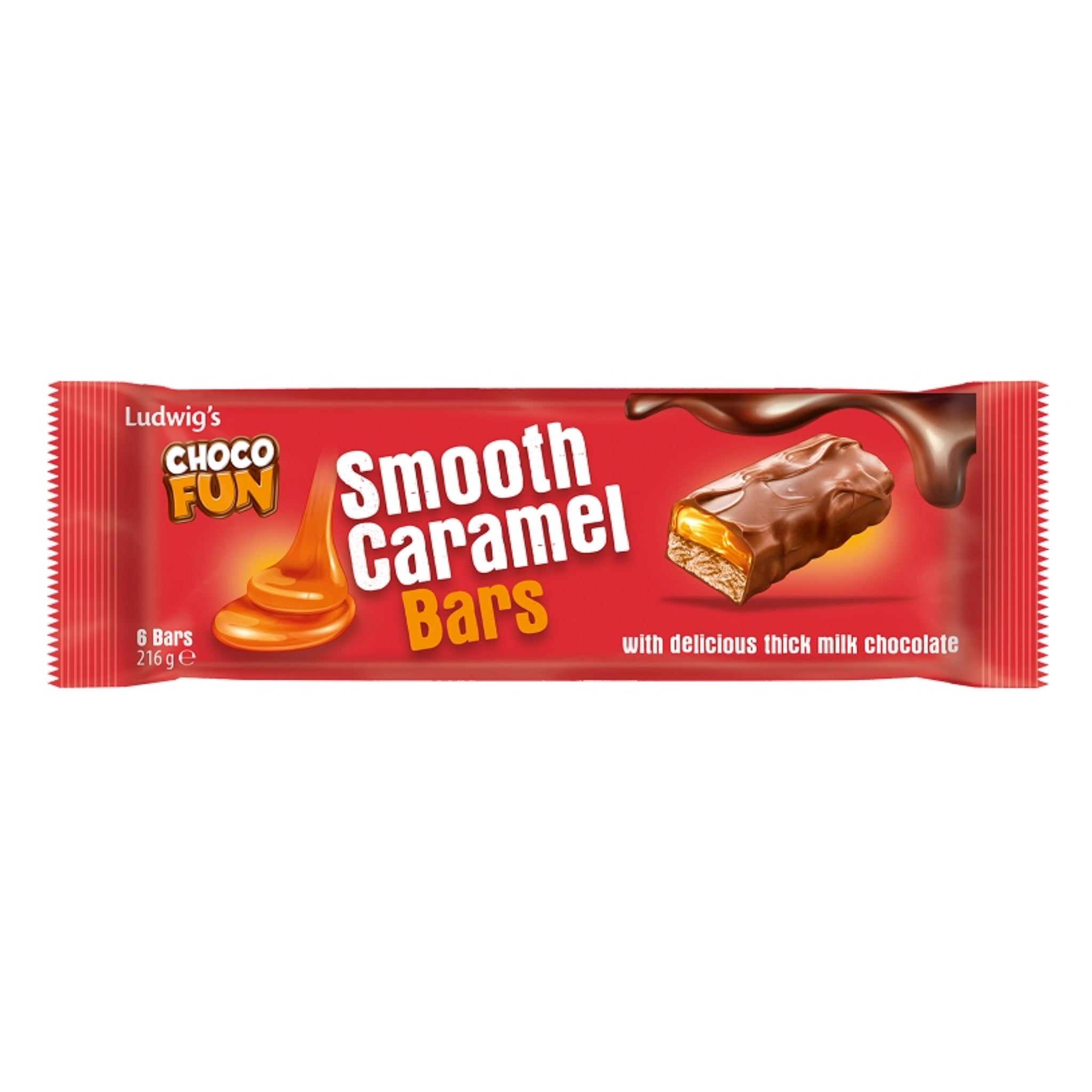 Schokoriegel Smooth Caramel 216g