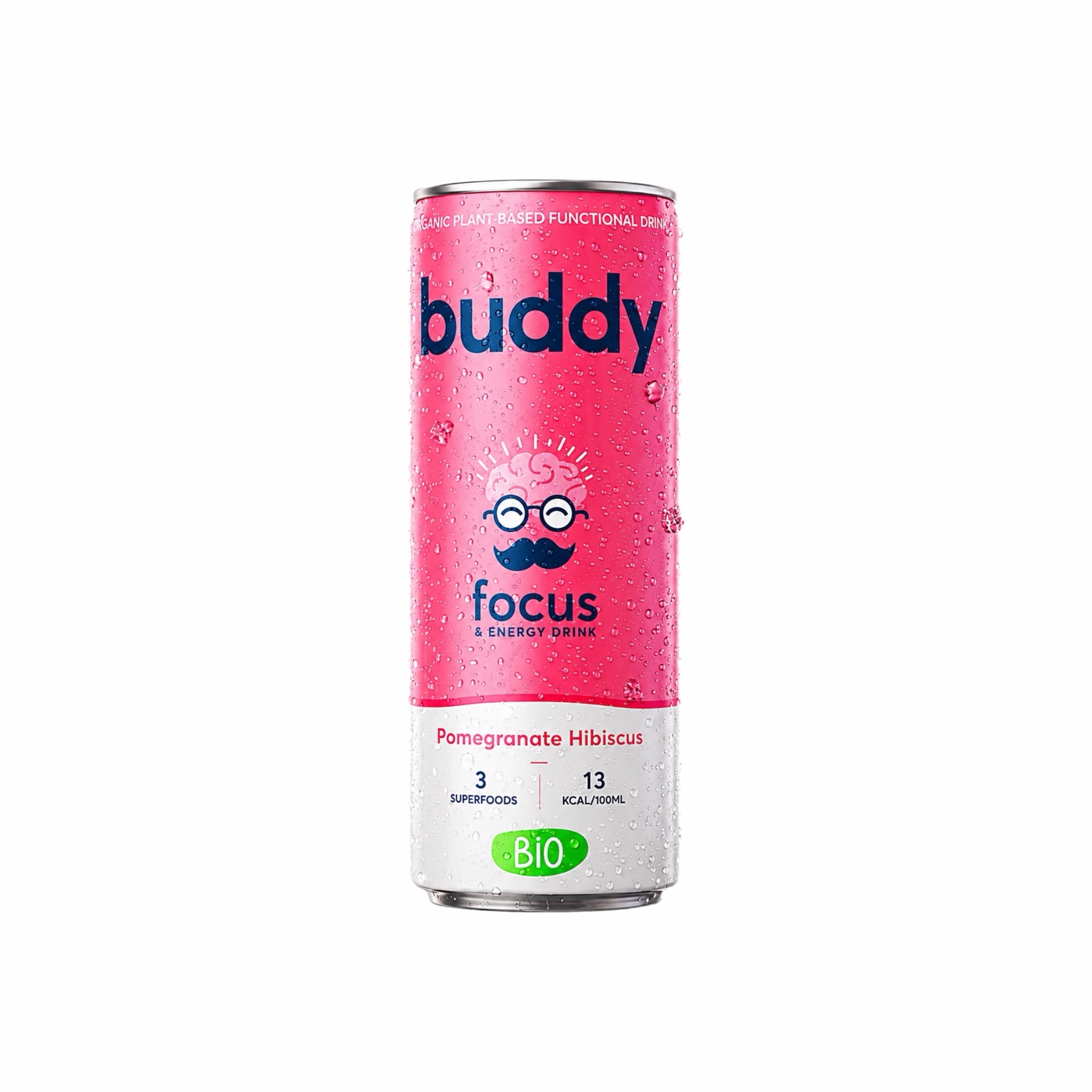 Natural Energy Drink - Pomegranate & Hibiscus Bio 250ml