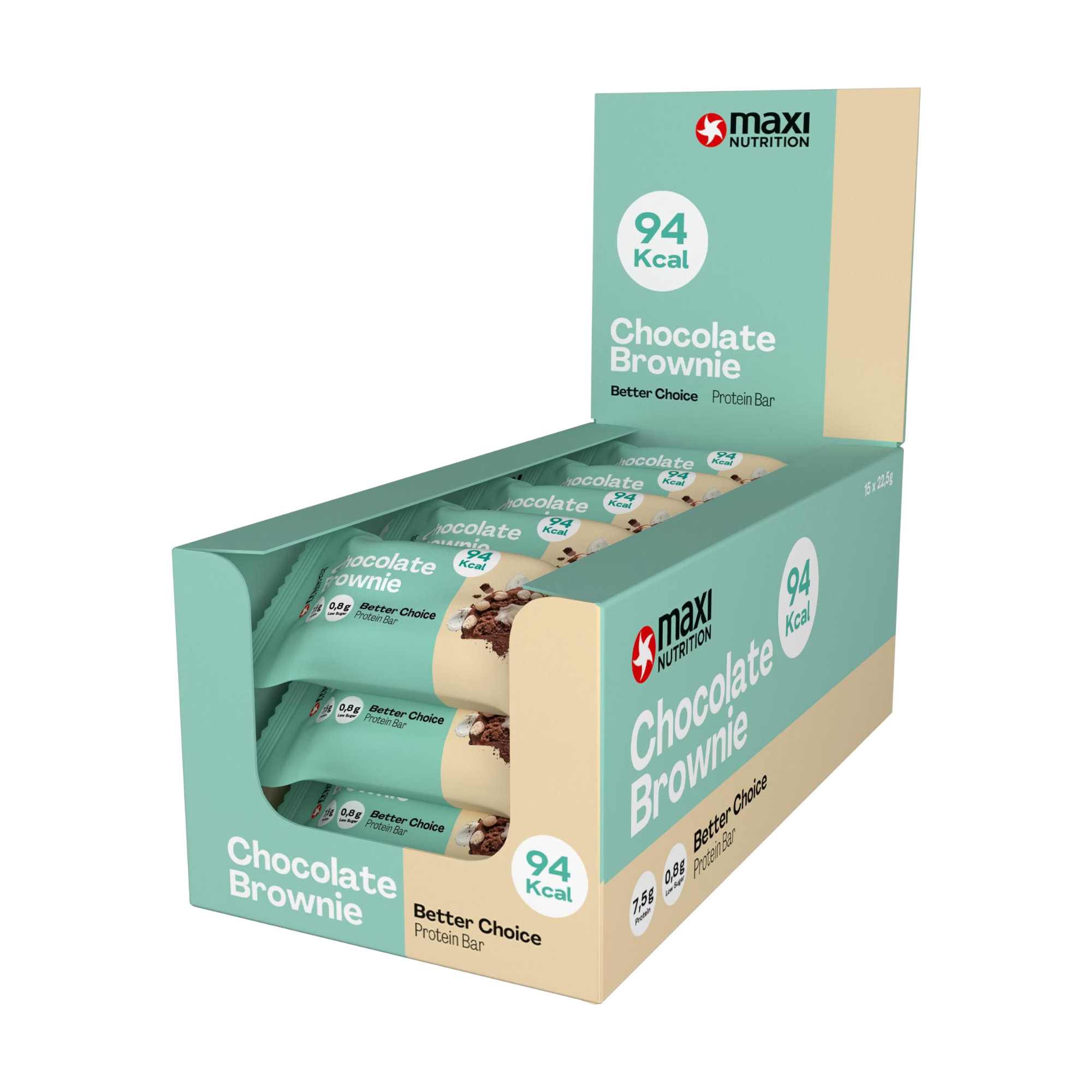 Protein Riegel Better Choice - Chocolate Brownie 15 x 23g