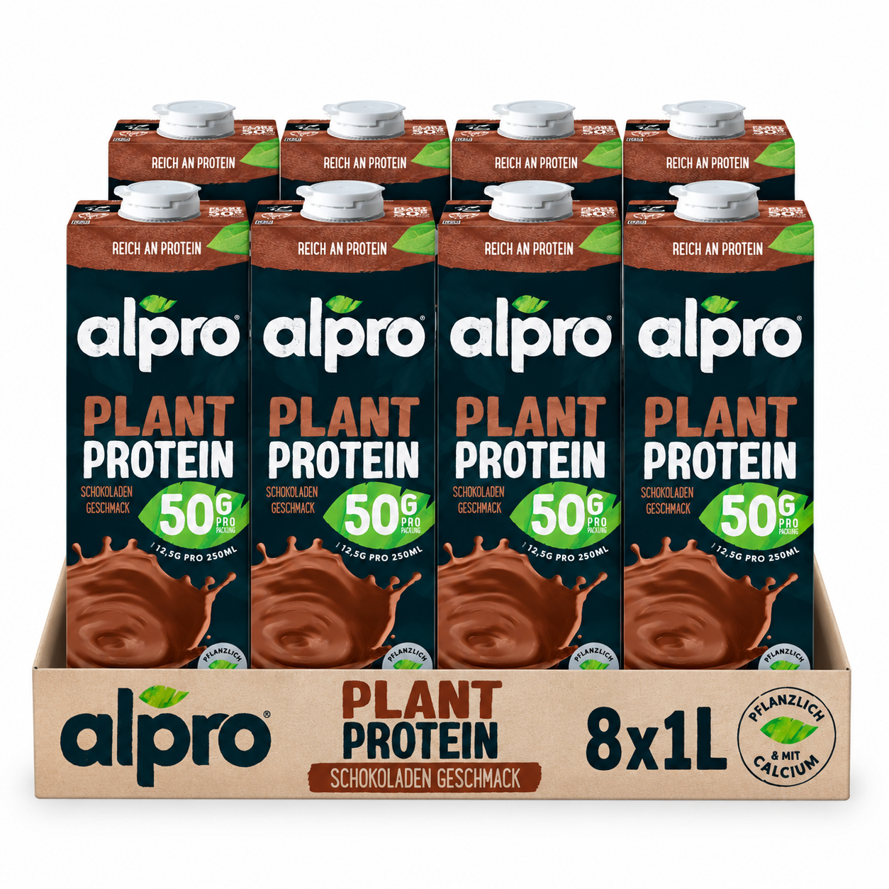 Protein Sojadrink Schokolade 1l 8 x 1l