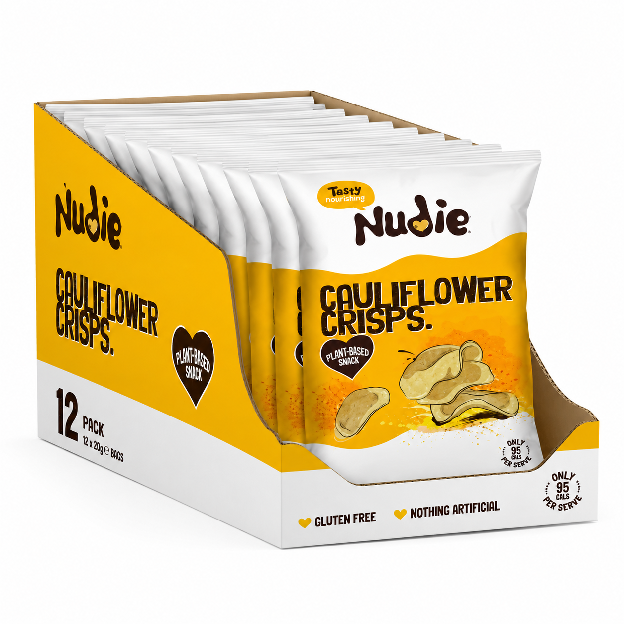 Chips de chou-fleur - Oignon caramélisé au fromage 12 x 80g