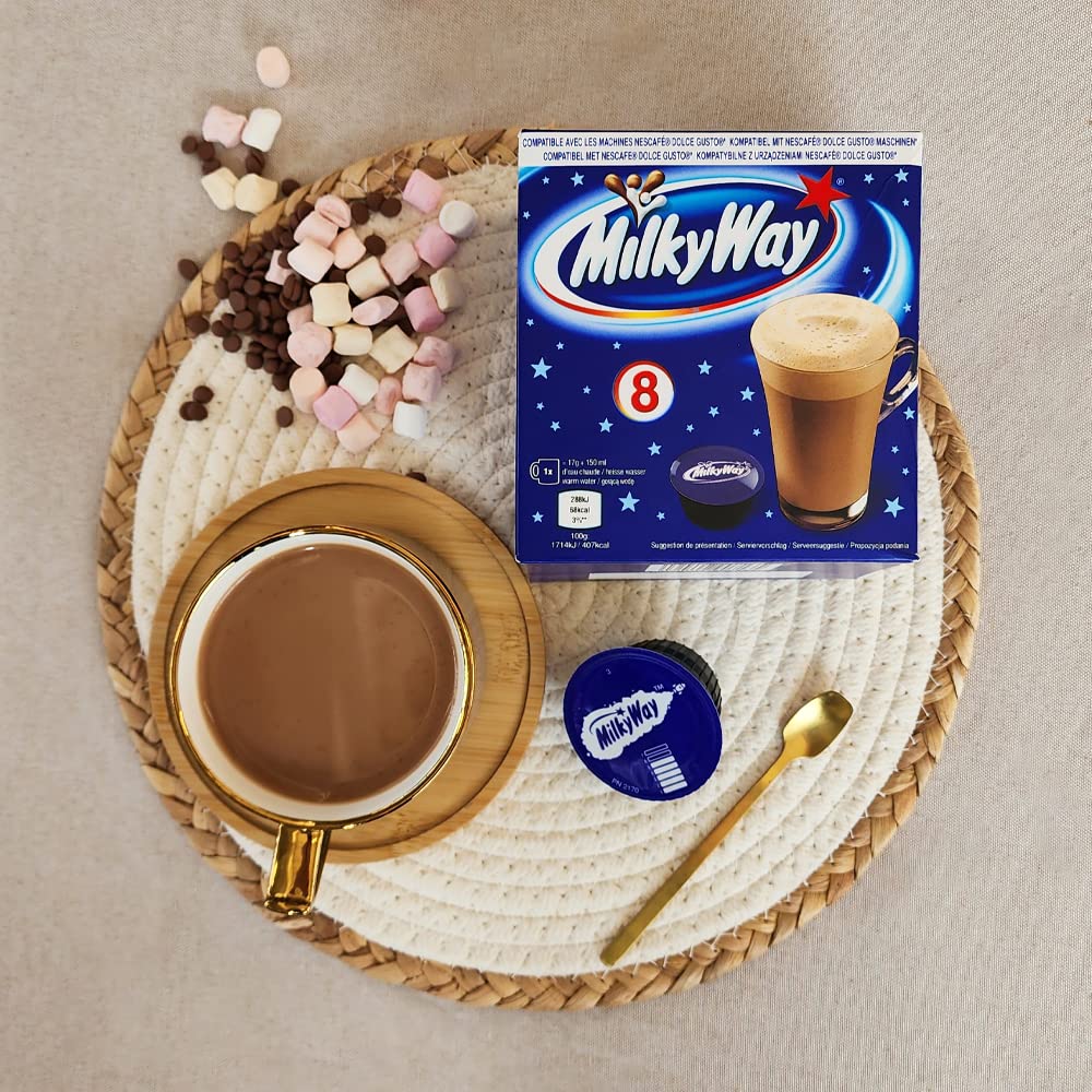 Milky Way Trinkschokolade Dolce Gusto Kapseln 8er Pack - 120g