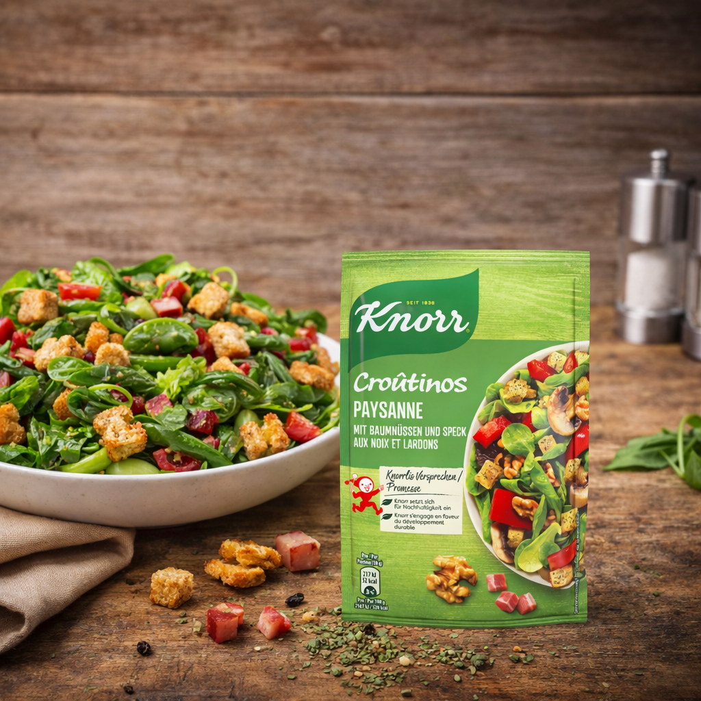 Knorr Croûtinos Paysanne with walnuts and bacon 23g