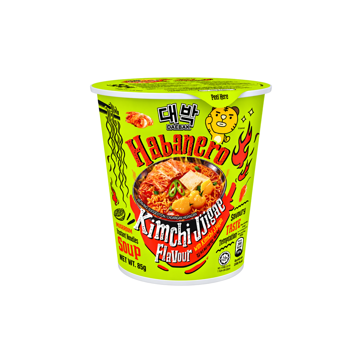 Instant Noodle Cup - Habanero Kimchi Jjigae 85g