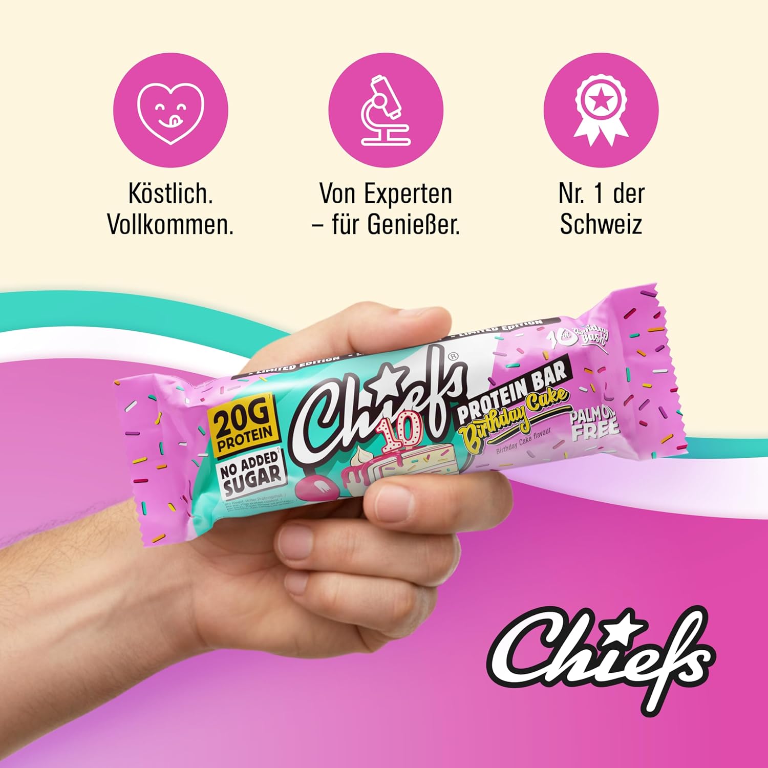 Protein Riegel Birthday Cake 55g