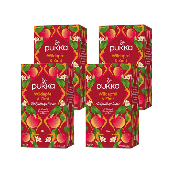 Pukka Tea Wild Apple Cinnamon Bio 4 X 40G