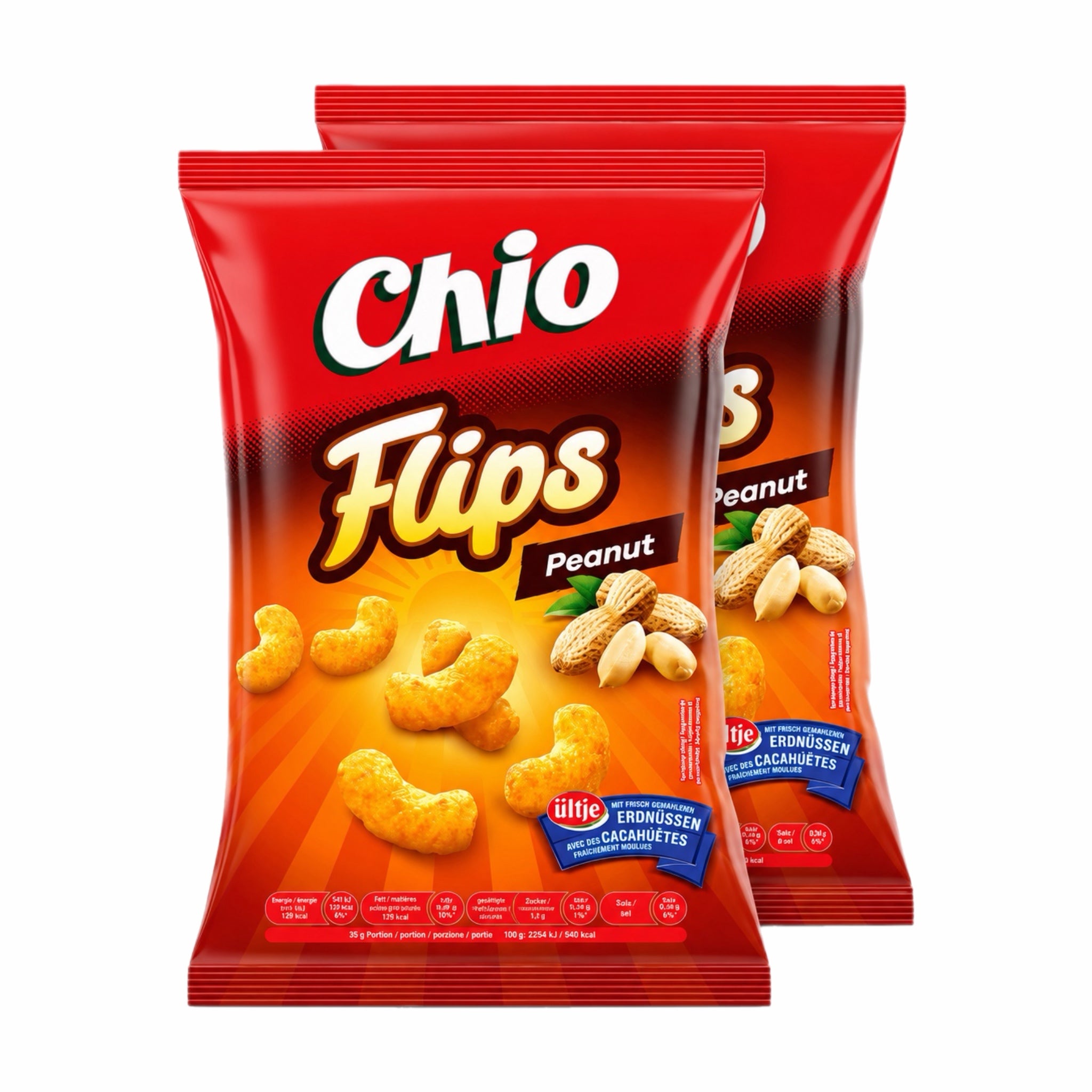 Chio Peanut Flips 2 x 200g