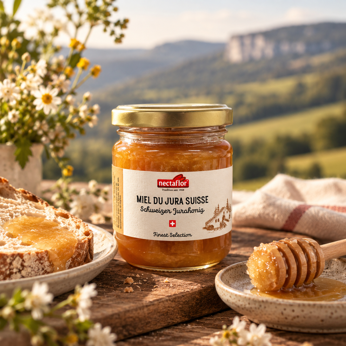 Schweizer Jurahonig kristallin 250g