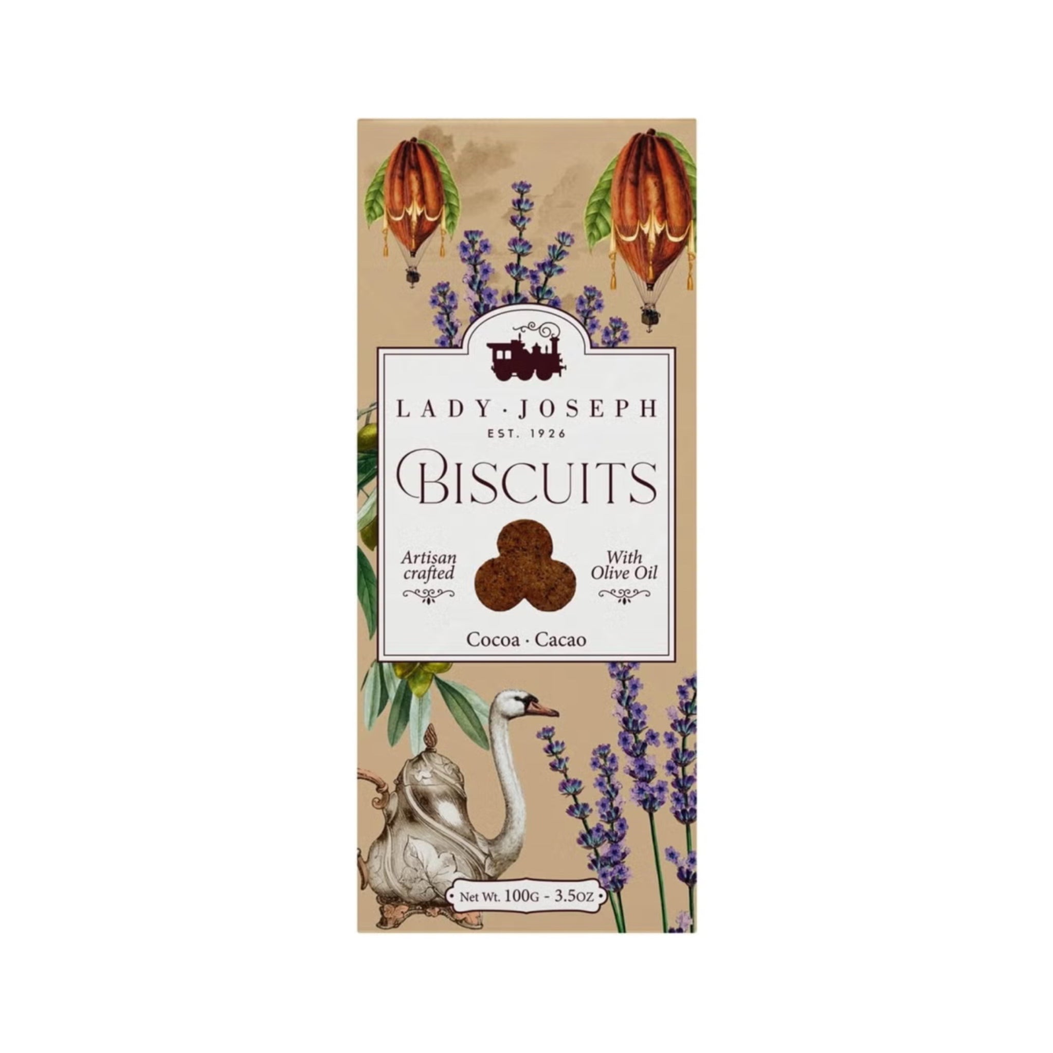 Schokoladen-Biscuits mit Olivenöl 100g