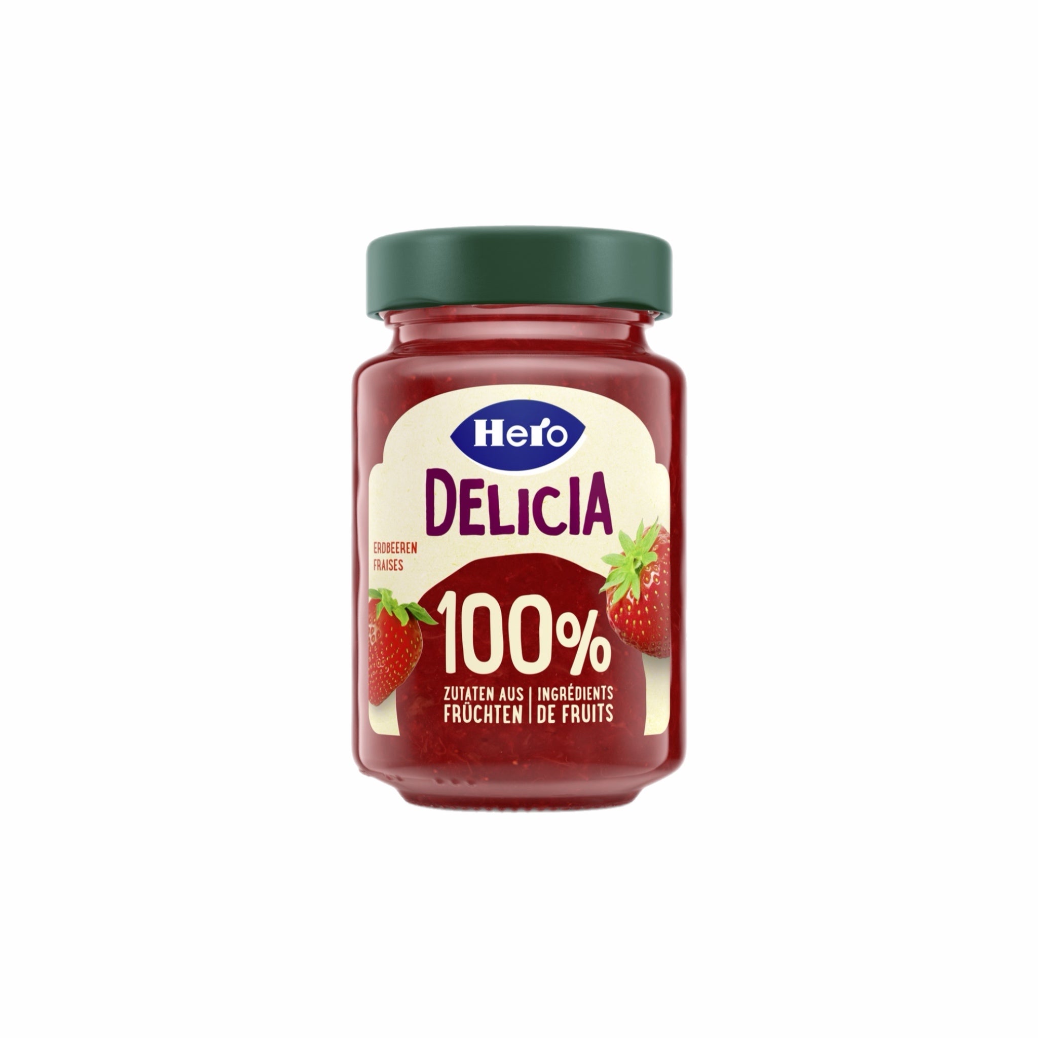 Hero Delicia Jam 100% Strawberry 280g
