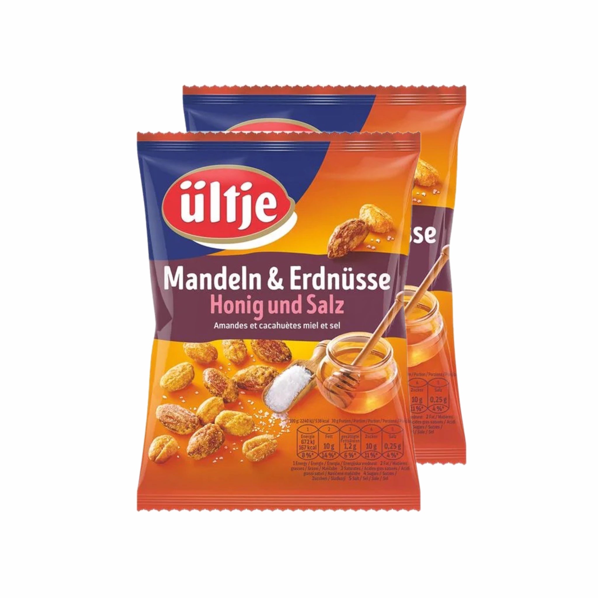 Mandeln & Erdnüsse Honig und Salz 2er Pack - 400g