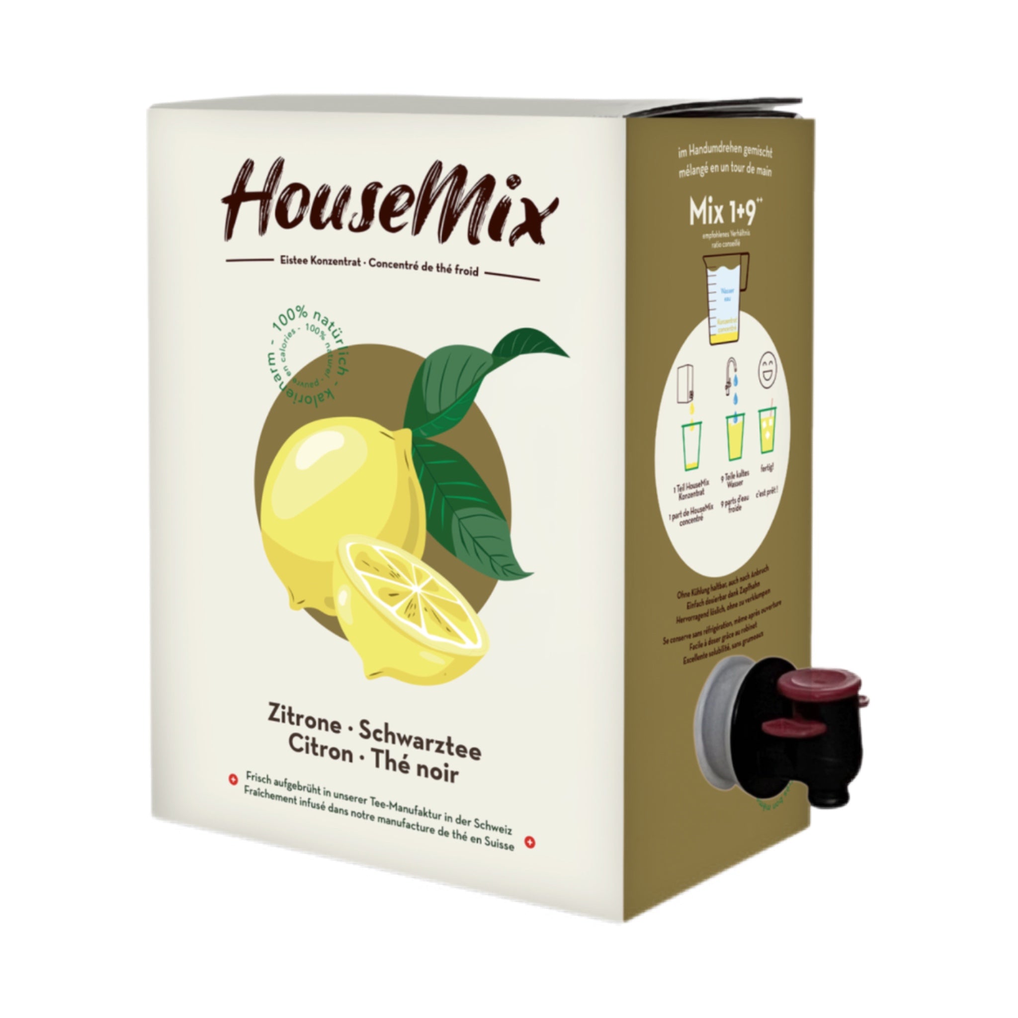Concentré de thé glacé citron et thé noir 3 l