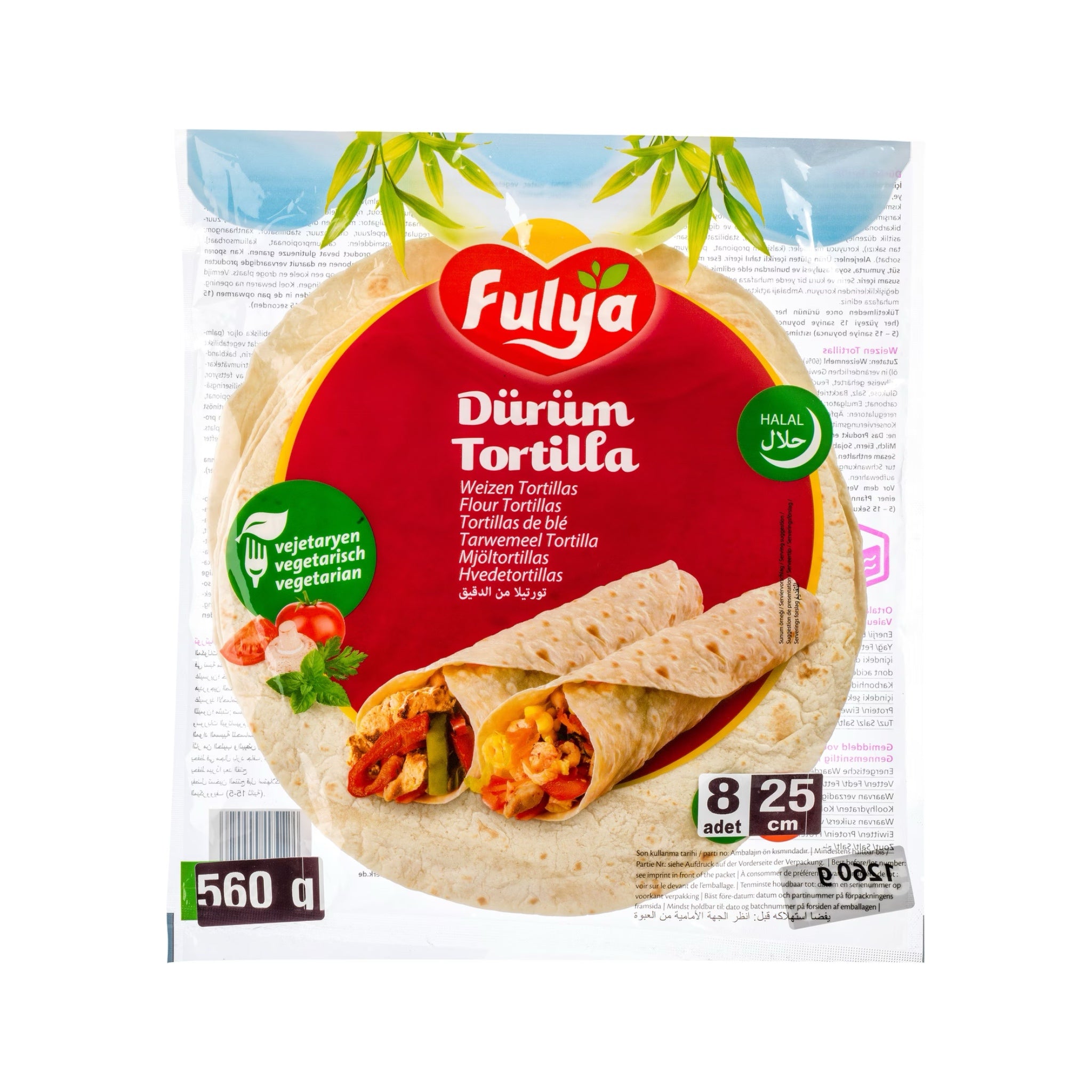 Tortilla Dürüm (25cm) pack of 8 - 560g