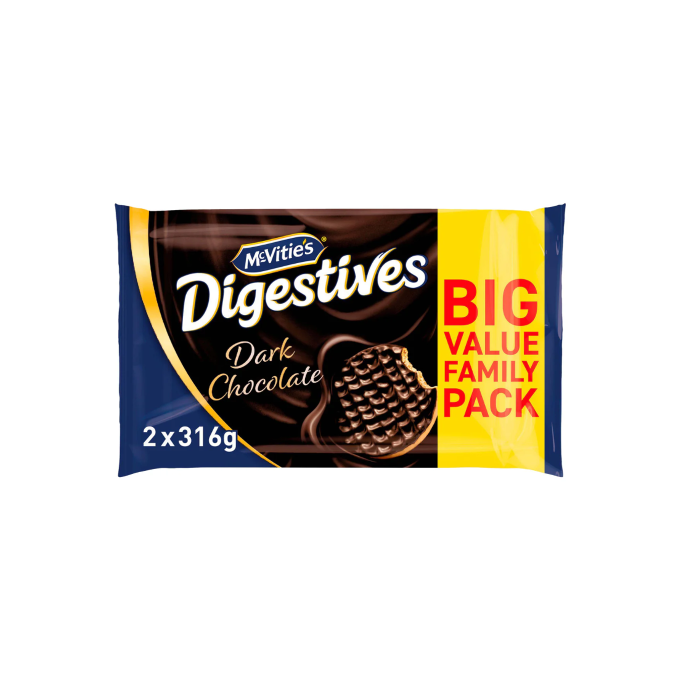 Dark Chocolate Cookies Twin Pack 632g