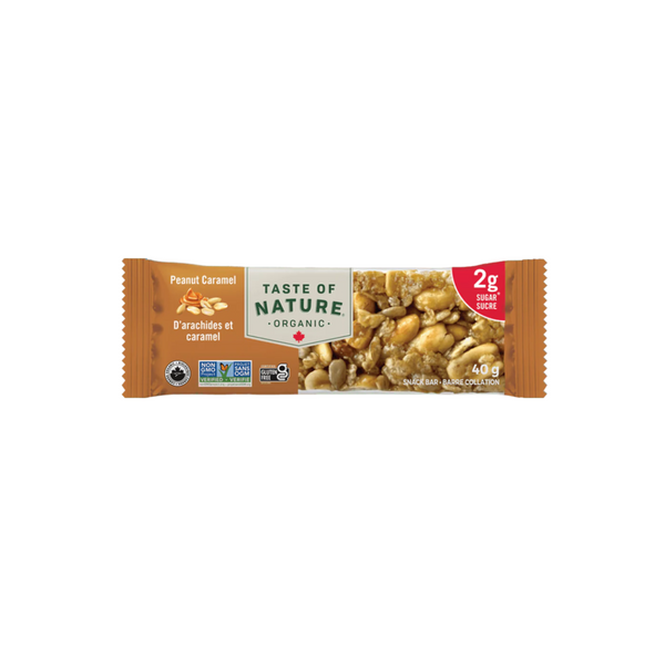 Riegel Peanut Caramel Low Sugar Bio 40g