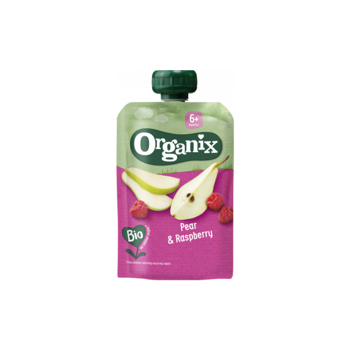 Sachet de jus de poire et de framboise bio 100 g