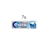 Chewing-gum Extra White Sweetmint paquet de 7 - 98g