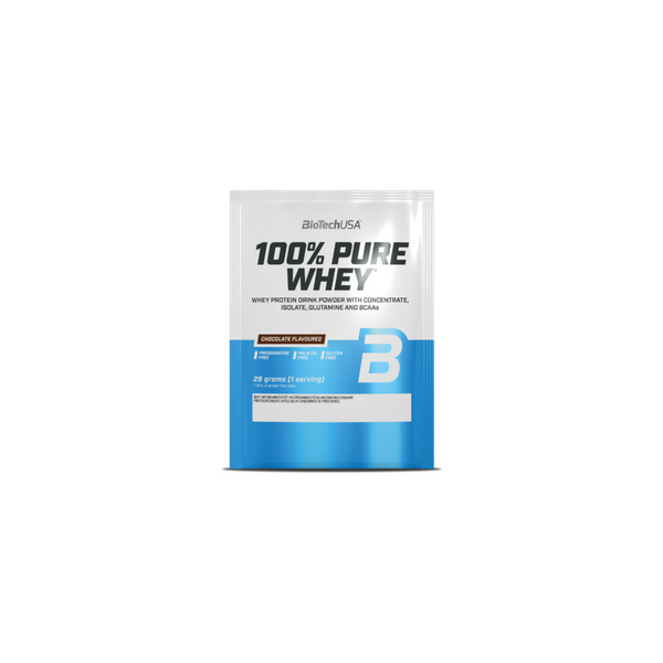 100% Pure Whey Protein Pulver Schokolade 28g