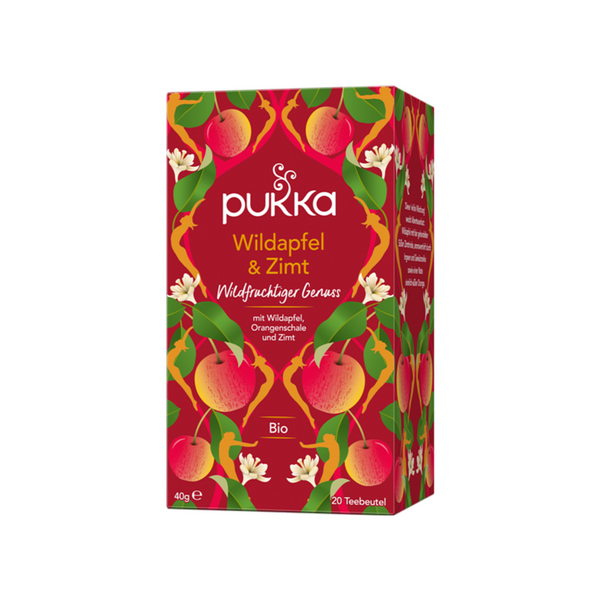 Pukka tea wild apple cinnamon bio 40g