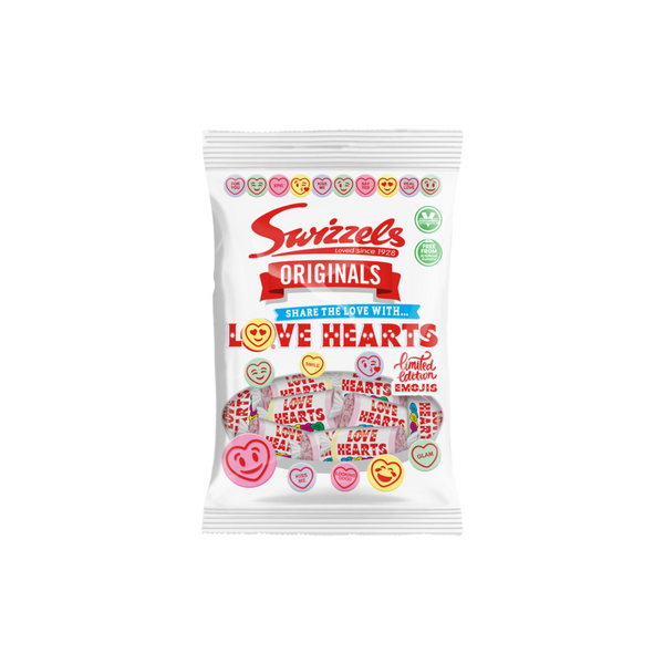 Bonbons Love Hearts Mini Rolls 170g