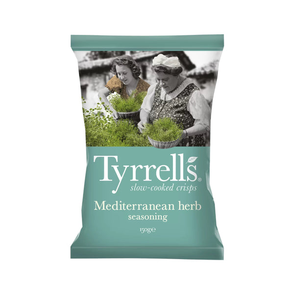 Tyrrells Chips Mediterranean Herb 150g