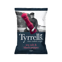 Tyrrells Chips Sea Salt & Black Pepper 150g