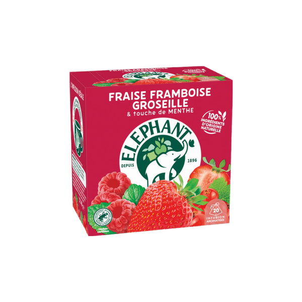 Perfusion de thé Fruit rouge - 20 sacs - 36g