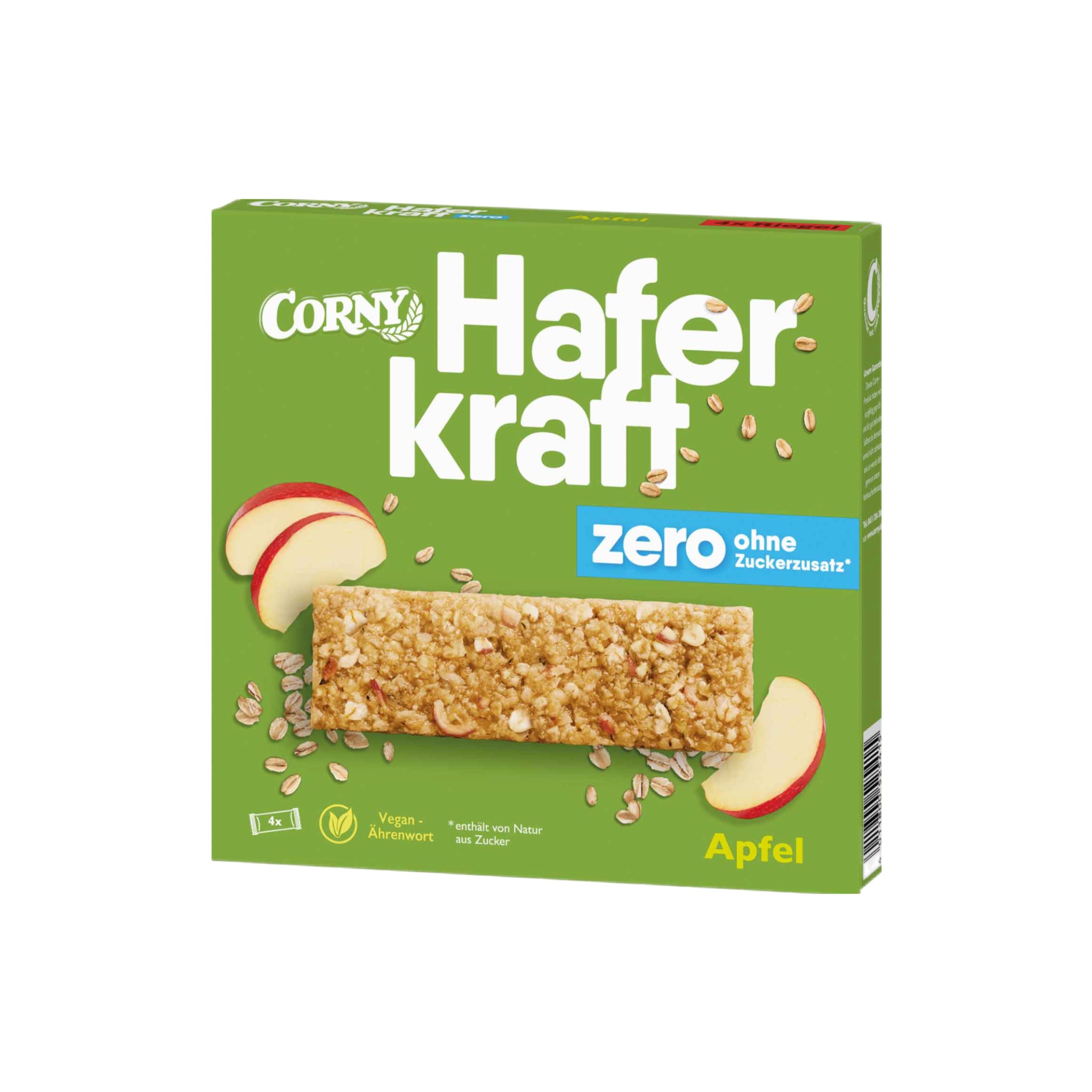 Apple Zero Oat Power Bars 4-pack - 140g