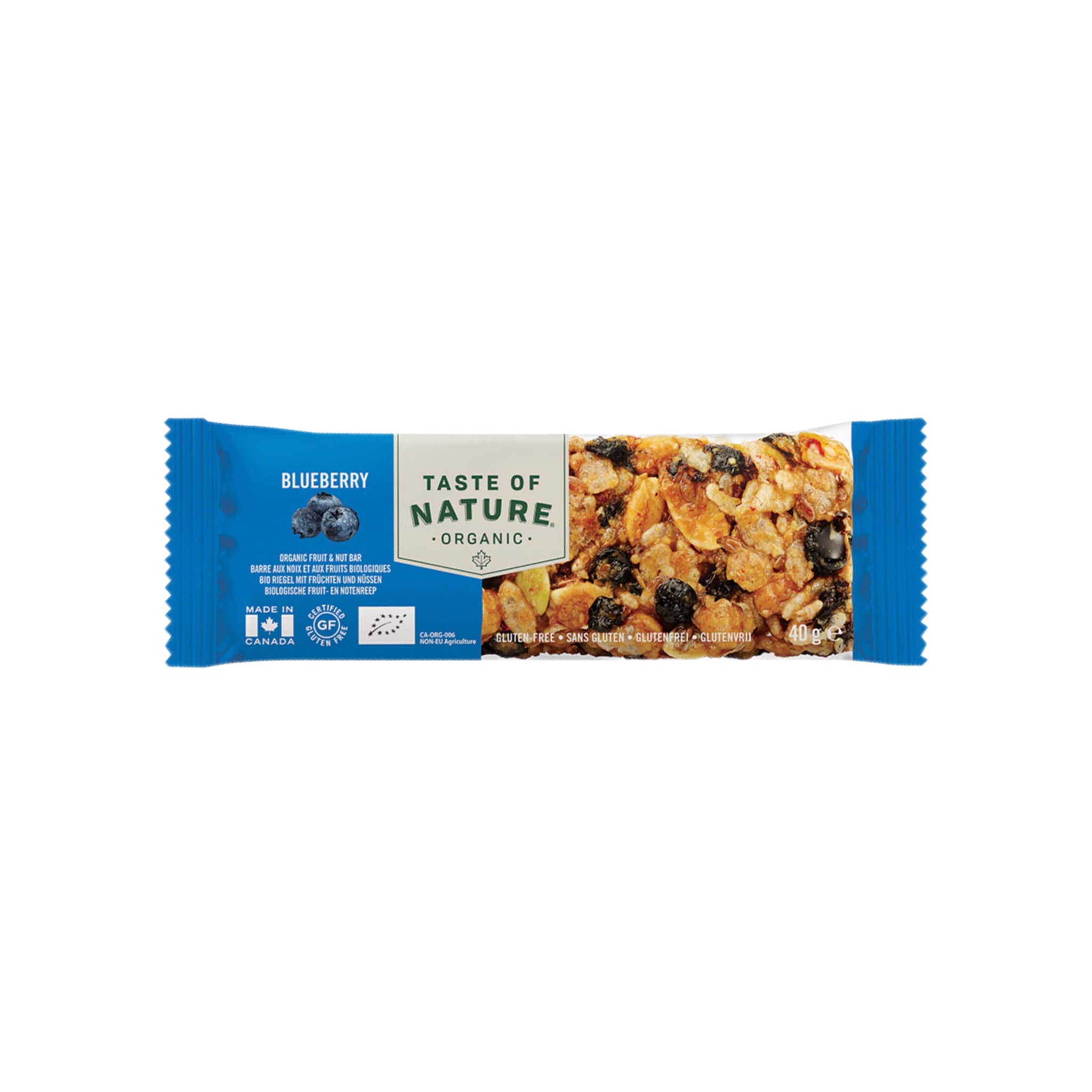 Organic Blueberry Bar 40g