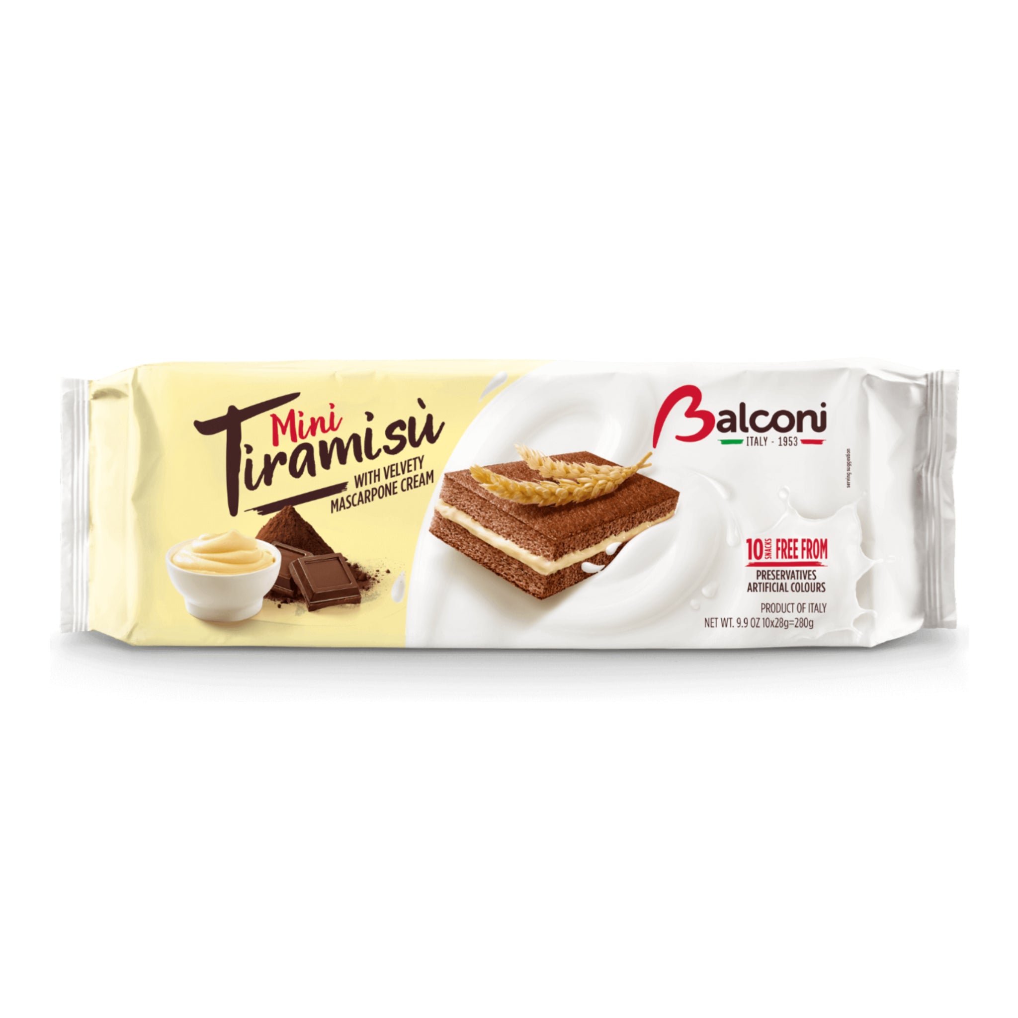 Mini-Tiramisu Snacks 10er Pack - 300g