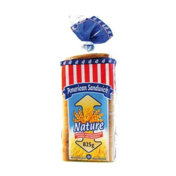 Nature de toast sandwich américain 825g