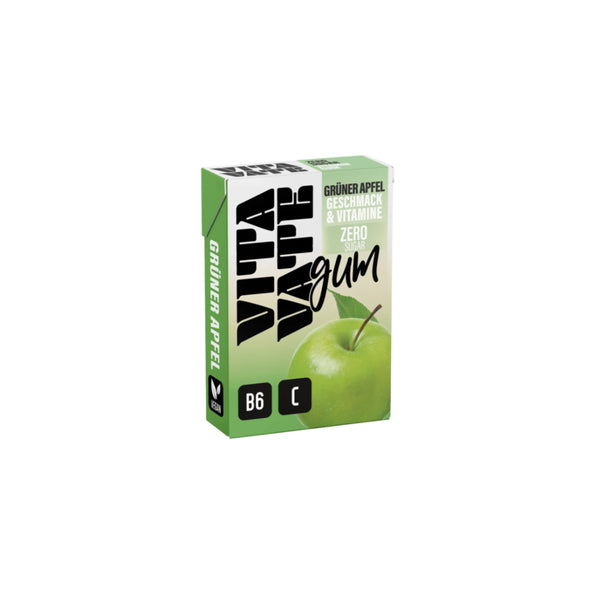 Vitamin Kaugummi Zero Grüner Apfel - 28.2g