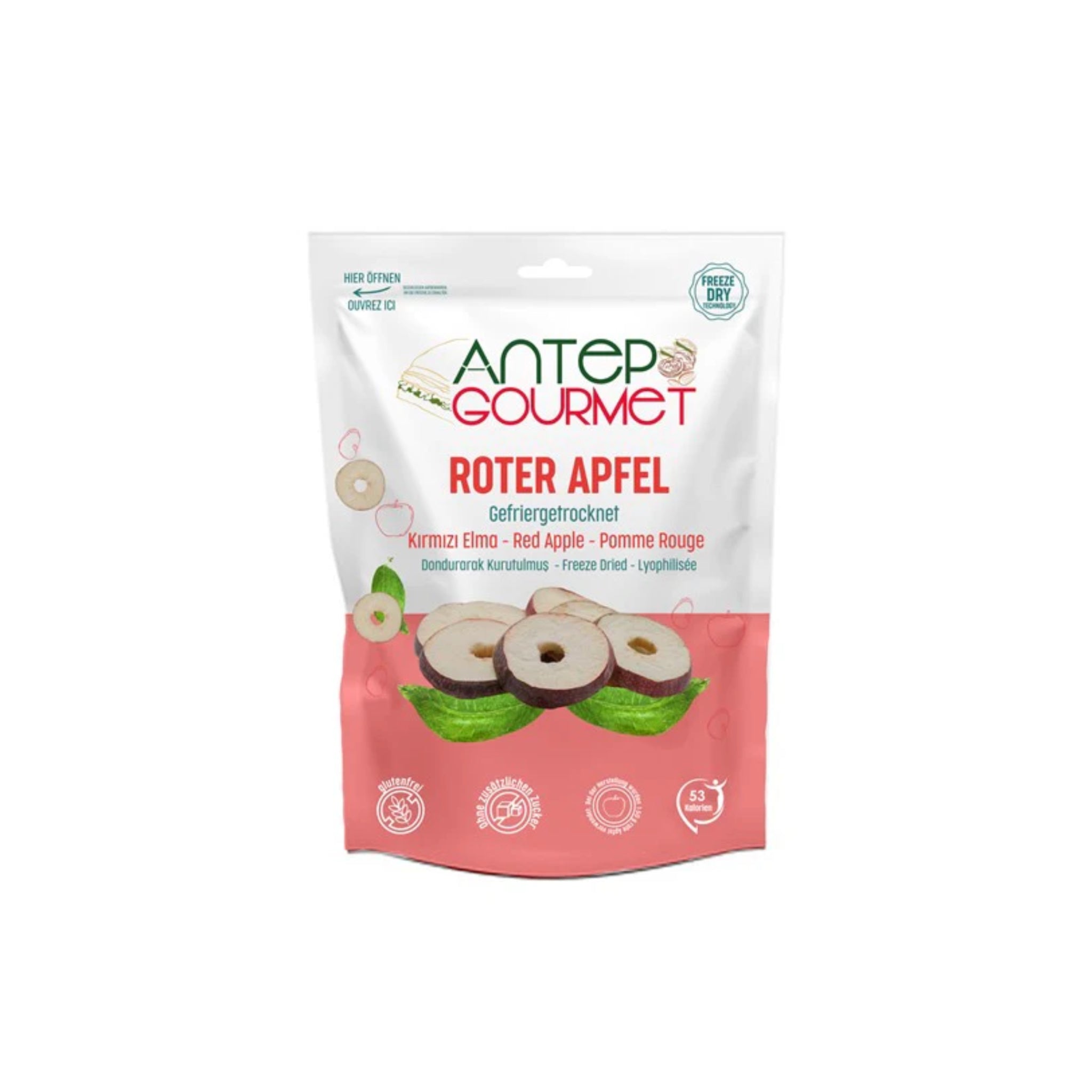 Roter Apfel gefriergetrocknet 20g