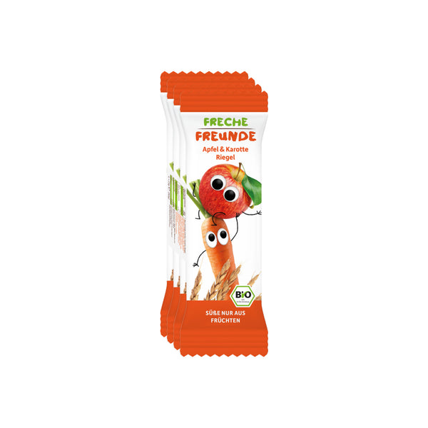 Riegel Apfel & Karotte Bio - 4er Pack - 92g