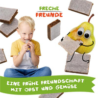 Riegel Birne, Pflaume & schwarze Johannisbeere Bio - 4er Pack - 92g