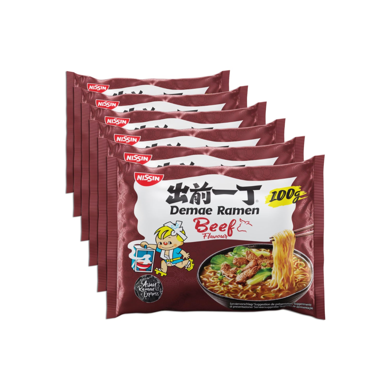 Demae Ramen Beef 6 x 100g