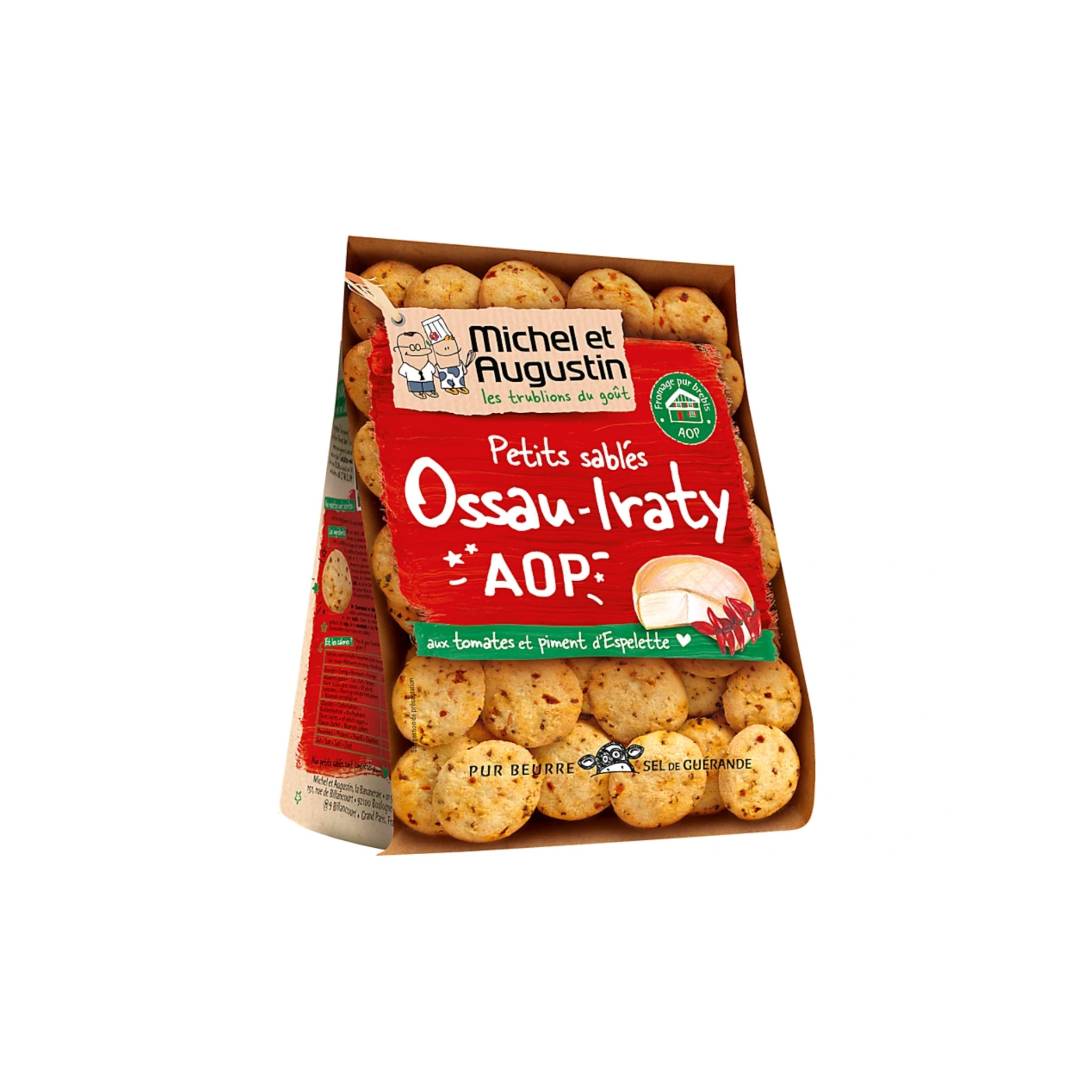 Biscuits apéritifs aux tomates et au piment 100g